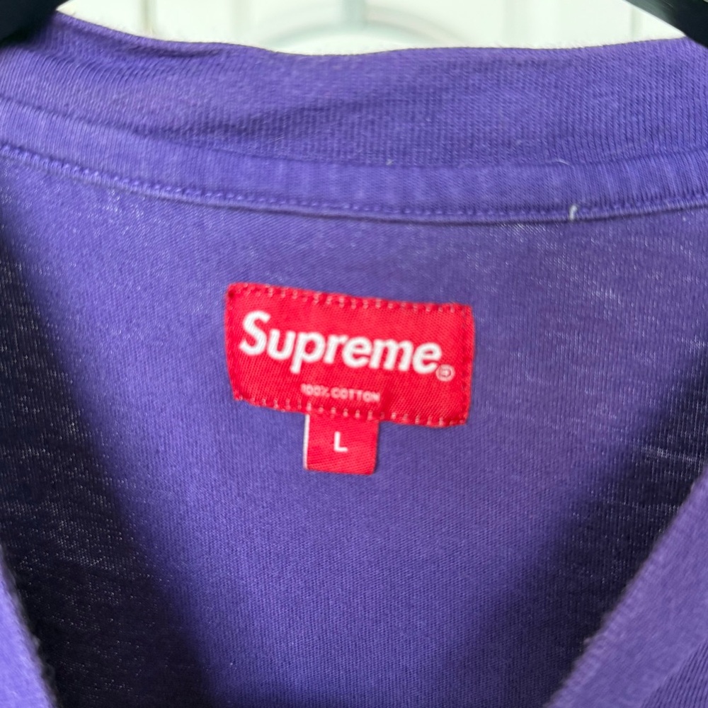 Supreme Intarsia Script tee shirt - Picture 4 of 6